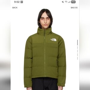 The North Face Men's Khaki Nuptse 92 Puffer Jacket Medium New